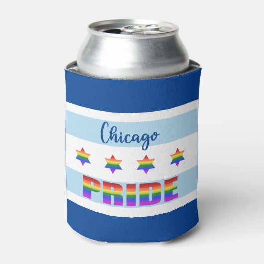 Chicago Pride Blikjeskoeler (Blikje Voorkant)