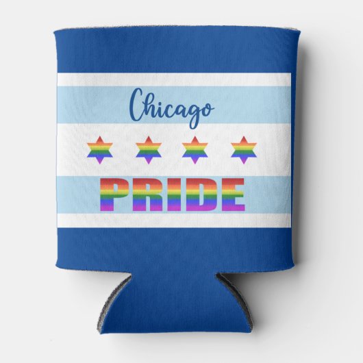 Chicago Pride Blikjeskoeler (Voorkant)