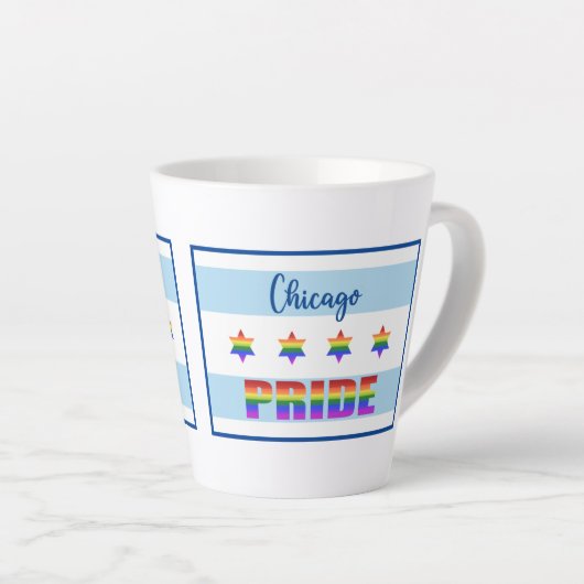 Chicago Pride Latte Mok (Rechterhoek)