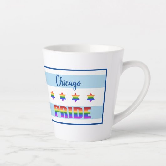 Chicago Pride Latte Mok (Rechts)