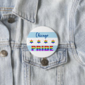 Chicago Pride Ronde Button 7,6 Cm (In situ)