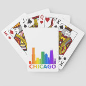 Chicago Pride-speelkaarten Pokerkaarten (Achterkant)