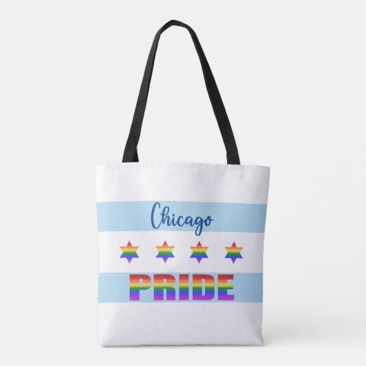 Chicago Pride Tote Bag (Achterkant)