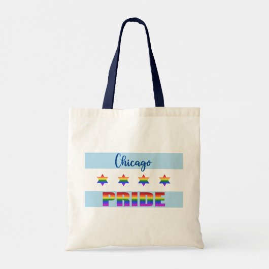 Chicago Pride Tote Bag (Achterkant)