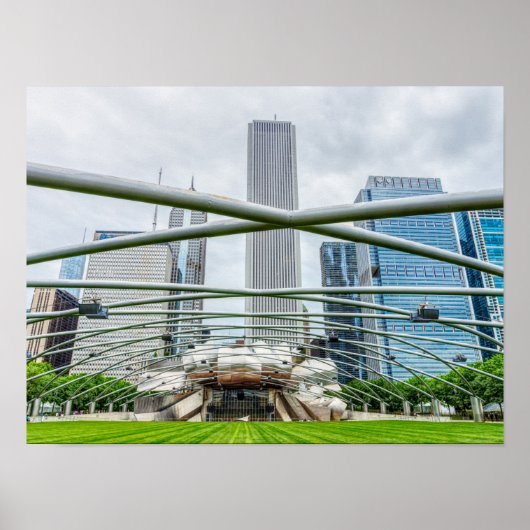 Chicago Pritzker Pavilion Poster (Voorkant)