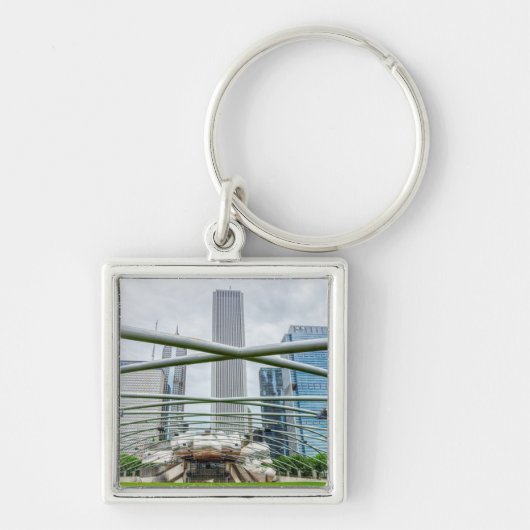 Chicago Pritzker Pavilion Sleutelhanger (Voorkant)