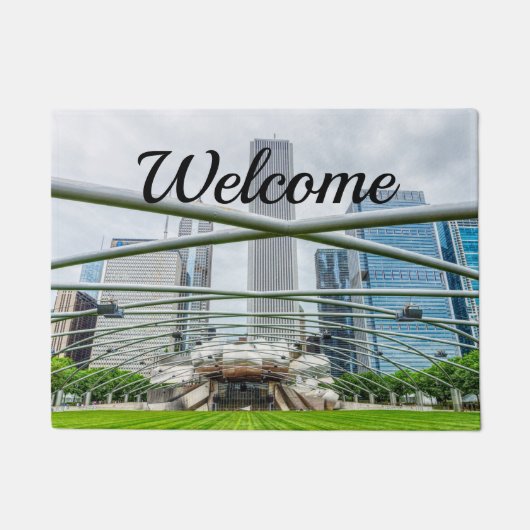 Chicago Pritzker Pavilion Welcome Doormat Deurmat (Voorkant)