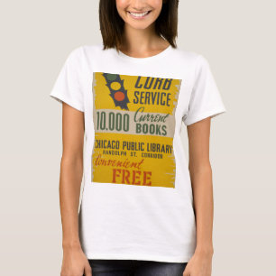Chicago Public Library Curb Service T-shirt