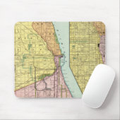 Chicago Railway Terminal Map Muismat (Met muis)
