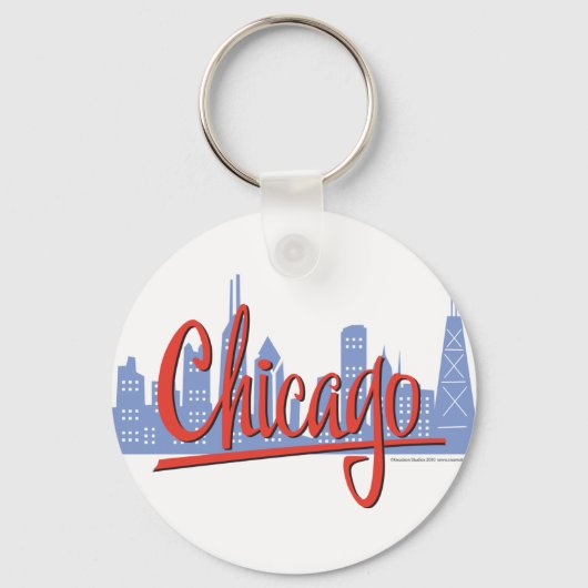CHICAGO-RED SLEUTELHANGER (Voorkant)