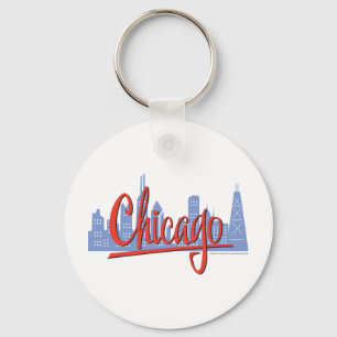 CHICAGO-RED SLEUTELHANGER