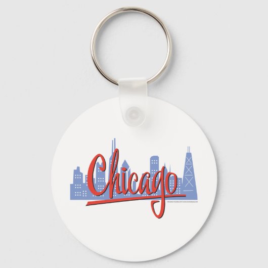 CHICAGO-RED SLEUTELHANGER (Voorkant)