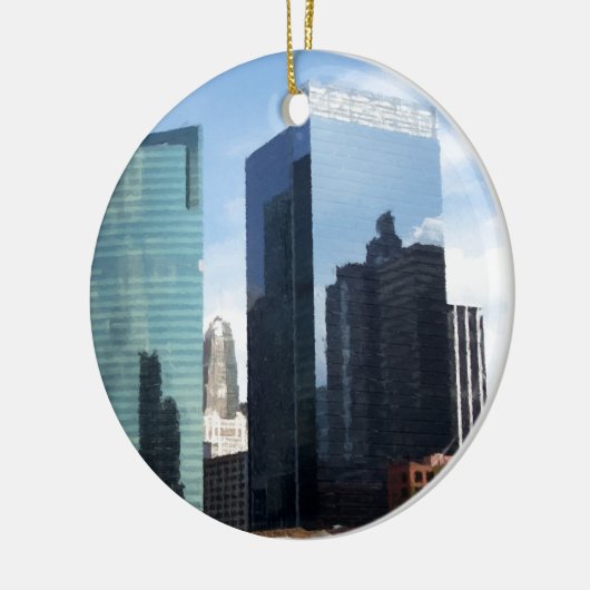 Chicago Reflections Keramisch Ornament (Links)