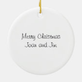 Chicago Reflections Keramisch Ornament (Achterkant)