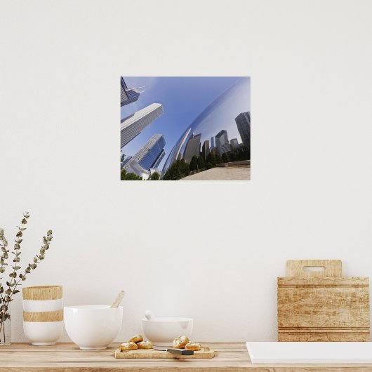 Chicago Reflections Poster (Keuken)