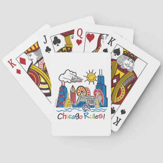 Chicago Regels Pokerkaarten (Achterkant)
