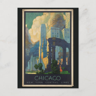 Chicago  Reise Briefkaart