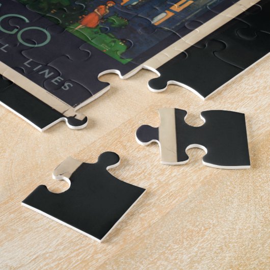 Chicago  Reise Legpuzzel (Zijkant)