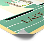 Chicago-reisposter, Lake Front Poster (Hoek)