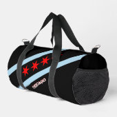 Chicago reistas, mode zwart, Chicago flag Plunjezak (Rechterhoek)