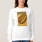 Chicago Retro Hot Dog Sweatshirt (Voorkant)