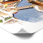 Chicago. Retro Style Travel poster (Hoek)