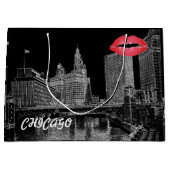 Chicago River 1967 Wrigley Building Sun Times Bldg Large Cadeautasje (Voorkant)