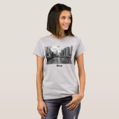 Chicago River and Trump Tower Grayscale T-Shirt (Voorkant volledig)