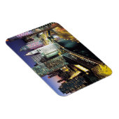 Chicago River bij Night Premium Flex Magnet Magneet (Rechterzijde)