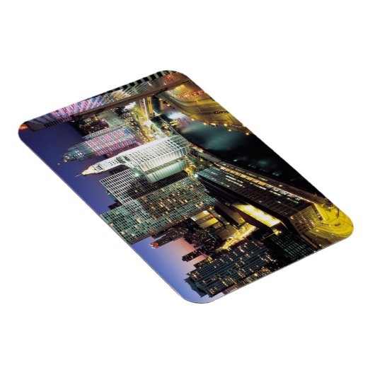 Chicago River bij Night Premium Flex Magnet Magneet (Rechterzijde)