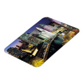 Chicago River bij Night Premium Flex Magnet Magneet (Linkerzijde)