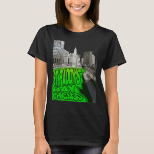 Chicago River Dyed Green Tradition St Patricks Day T-shirt