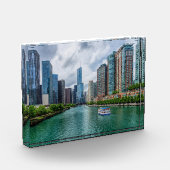 Chicago River en Trump Tower Fotoblokken (Links)