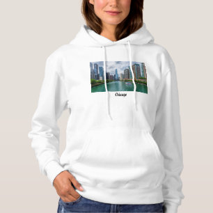 Chicago River en Trump Tower Hoodie