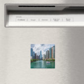 Chicago River en Trump Tower Magneet (Insitu (Vaatwasser))