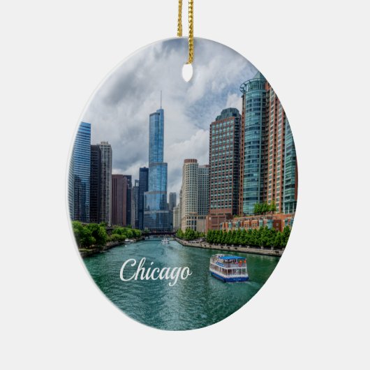Chicago River en Trump Tower Ornament (Rechts)
