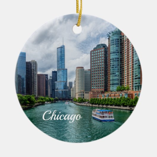 Chicago River en Trump Tower Ornament (Voorkant)