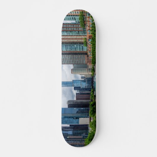Chicago River en Trump Tower Persoonlijk Skateboard (Voorkant)