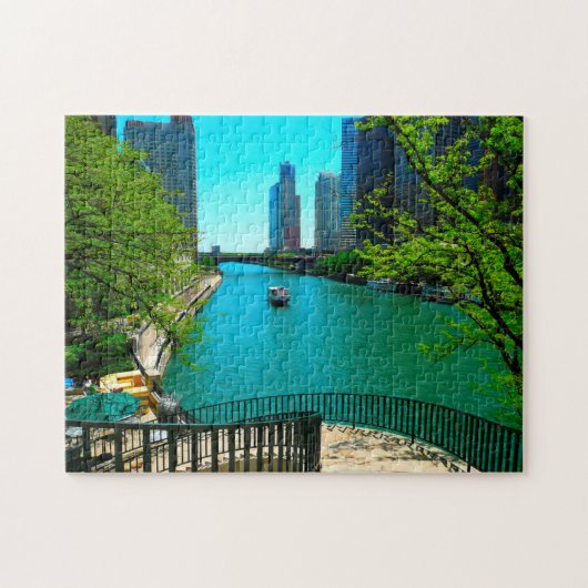 Chicago River. Legpuzzel (Horizontaal)