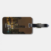 Chicago River Night Storm Bagagelabel (Achterkant horizontaal)