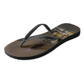 Chicago River Night Storm Teenslippers (Schuin)