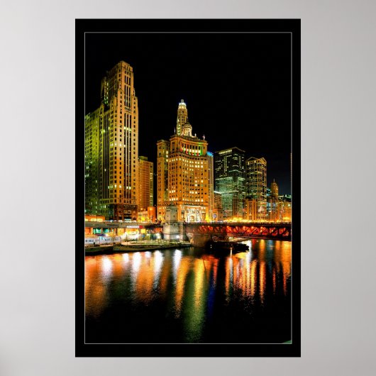 CHICAGO RIVER POSTER (Voorkant)