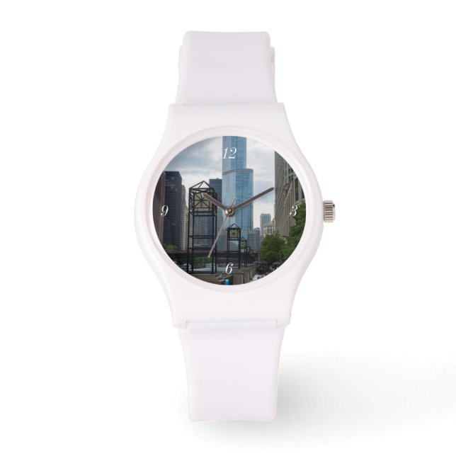 Chicago River Walk Horloge (Voorkant)