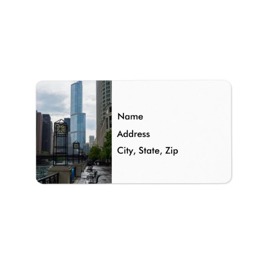 Chicago River Walk Label (Voorkant)