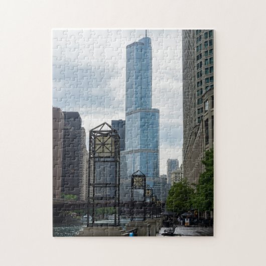 Chicago River Walk Legpuzzel (Verticaal)