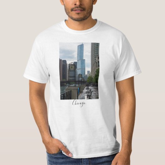 Chicago River Walk T-Shirt (Voorkant)
