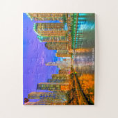 Chicago Riverscape Jigzaag Puzzle Legpuzzel (Verticaal)