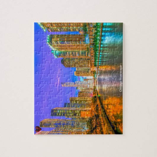 Chicago Riverscape Legpuzzel (Verticaal)
