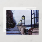 Chicago rivierlopen briefkaart (Voorkant / Achterkant)