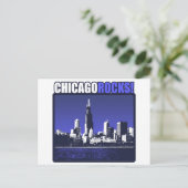 Chicago Rocks. Briefkaart (Staand voorkant)